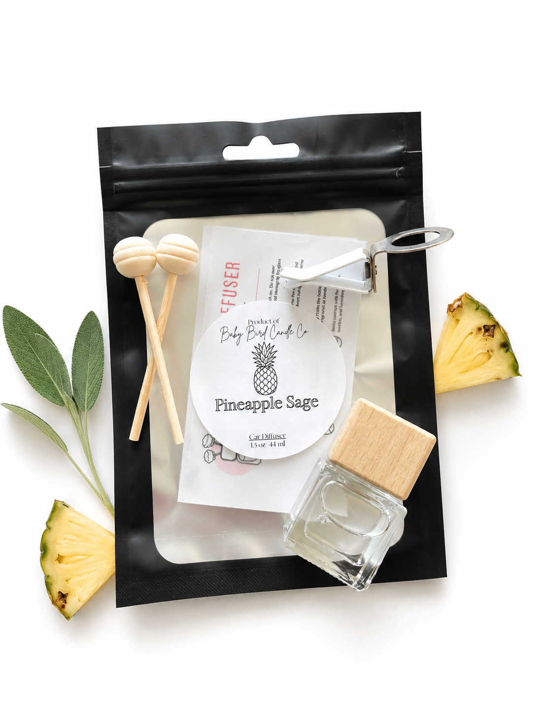 Car Reed Diffuser Pineapple Sage