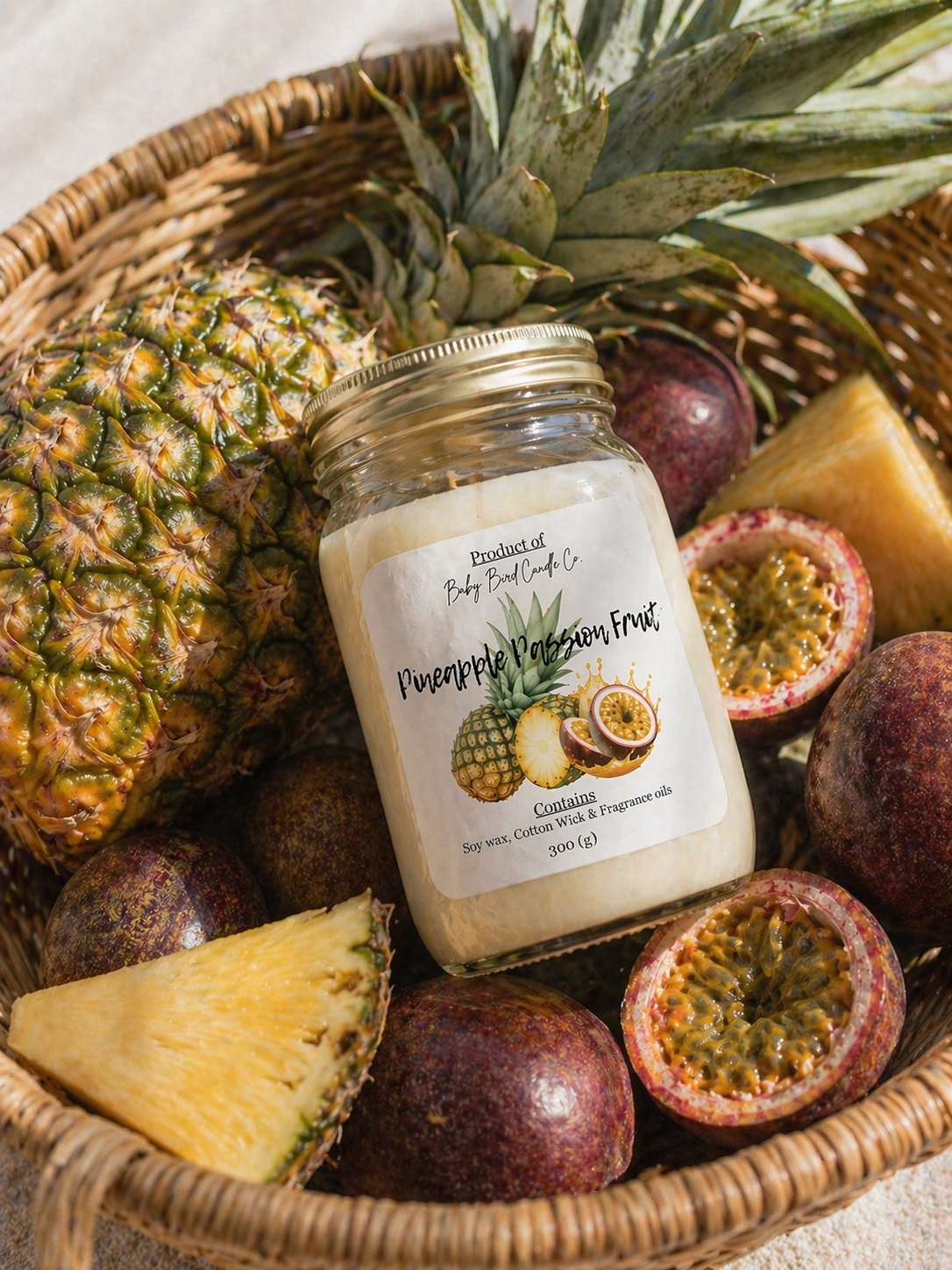 Pineapple passion fruit candle