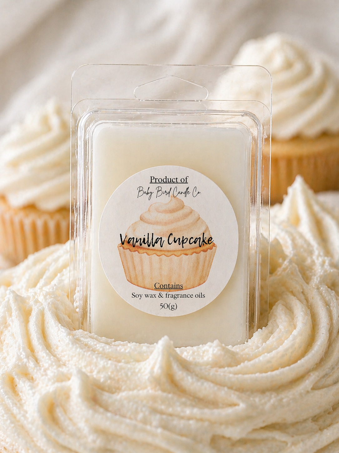 Vanilla cupcake Wax melt