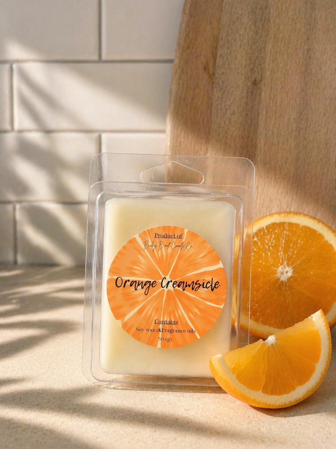 Orange creamsicle wax melt