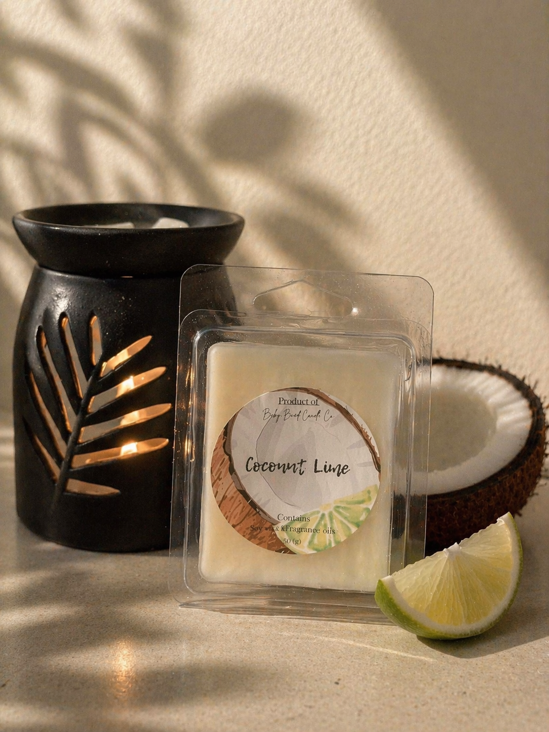 Coconut lime wax melts