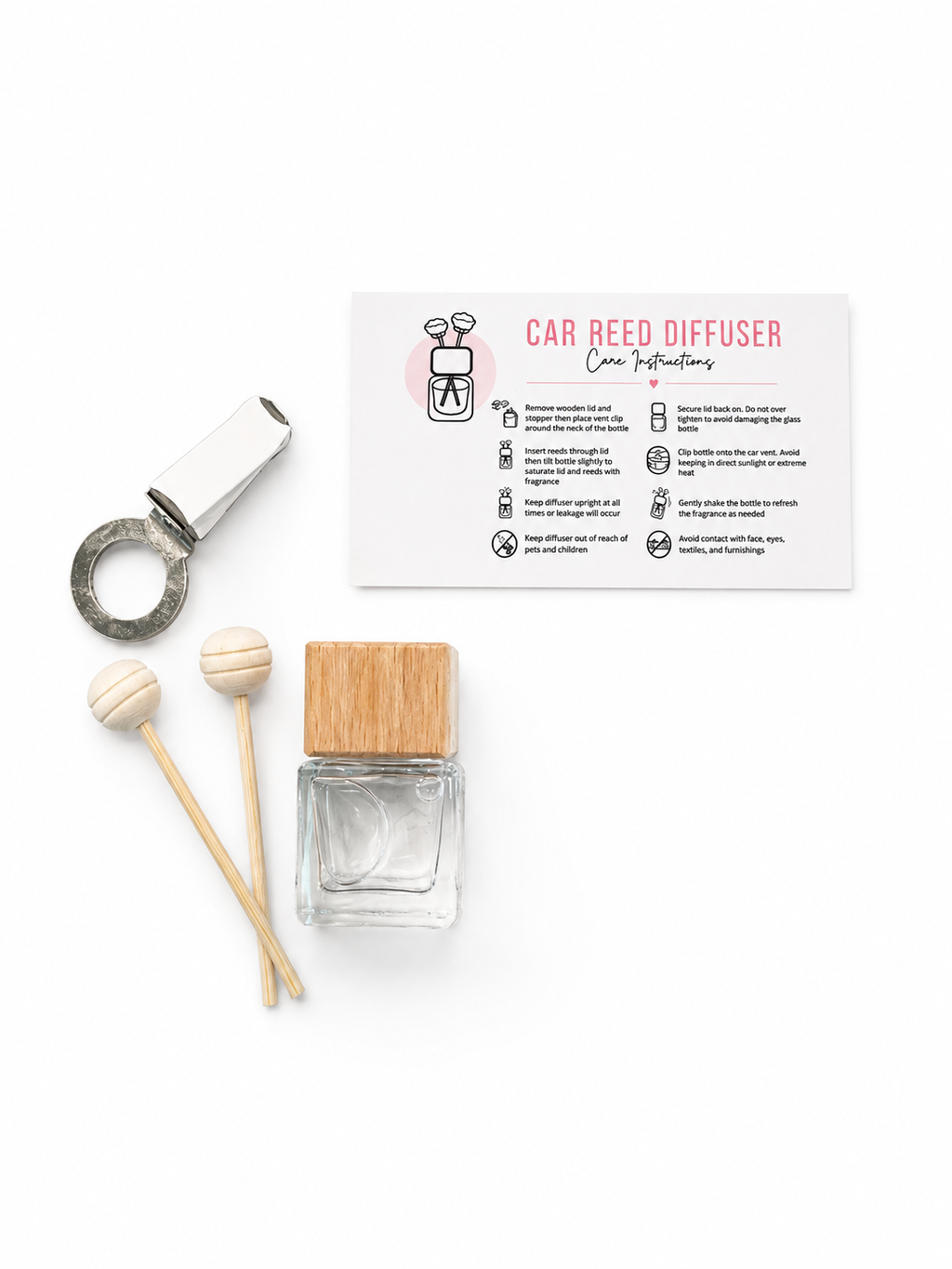 Car Reed Diffuser Golden Amber