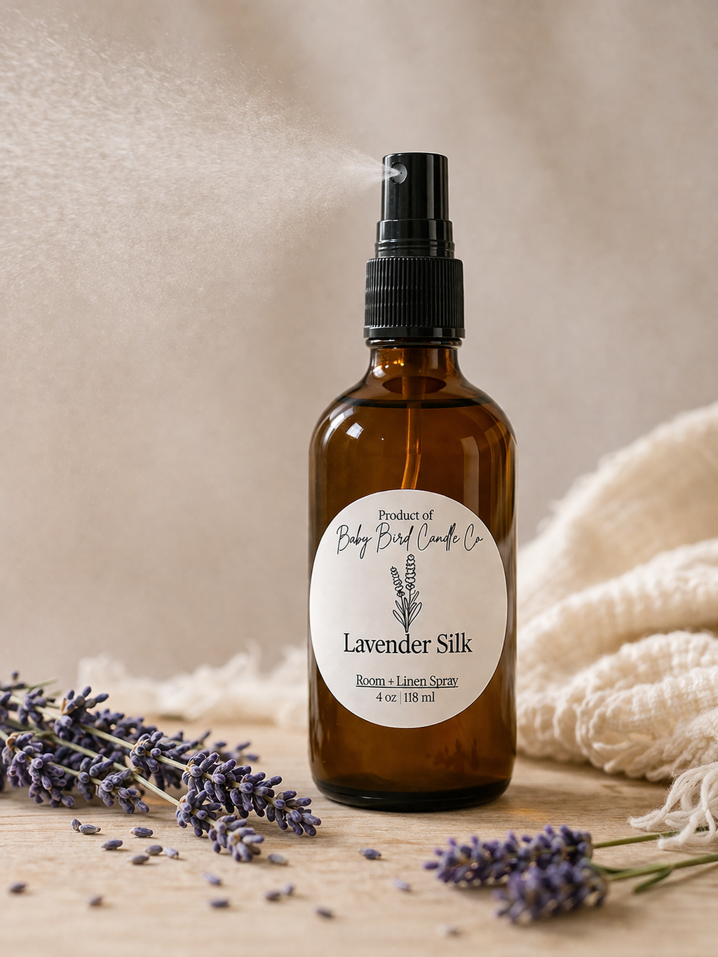 Lavender silk Room & Linen Spray