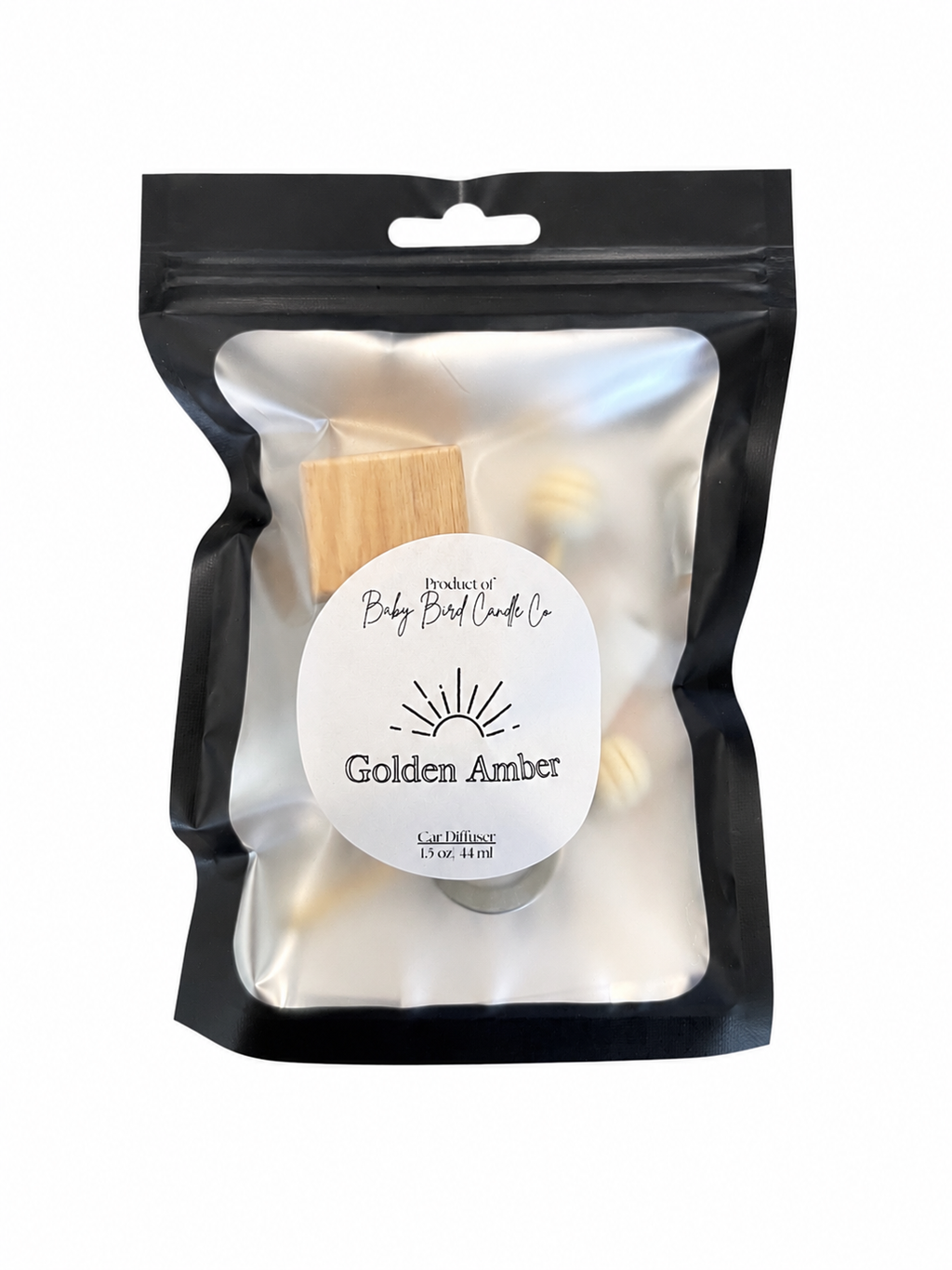 Car Reed Diffuser Golden Amber
