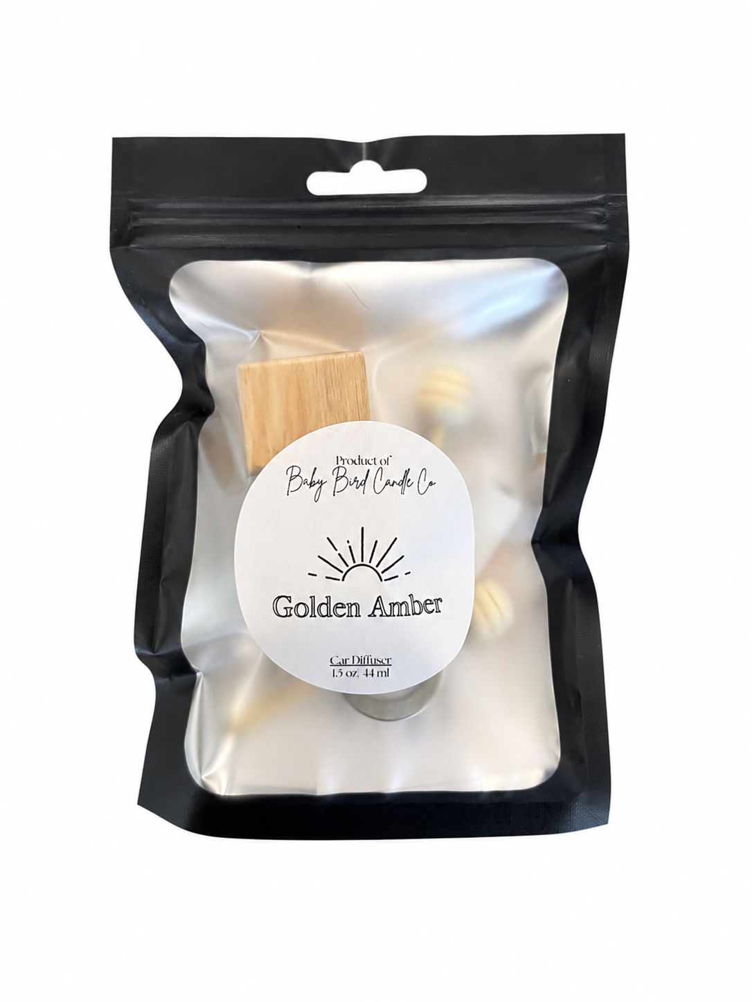 Car Reed Diffuser Golden Amber