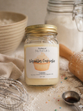 Vanilla cupcake candle