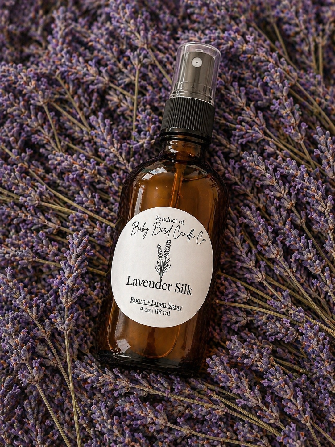 Lavender silk Room & Linen Spray
